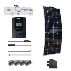 FLEXIBLE 12V 100W RV Solar Kit with Installation Included