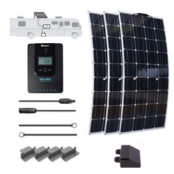 FLEXIBLE 12V 300W RV Solar Kit with Installation Included