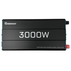 Renogy 3000/6000 12V to 110V Pure Sine Wave Power Inverter with Installation Included