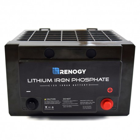 Renogy 100Ah Lithium-Iron Phosphate Battery 12V w/Installation Included